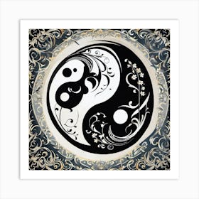 Yin Yang 44 Art Print