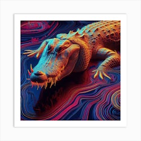 Alligator 2 Art Print