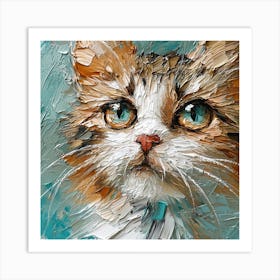 Cat Painting 1 Art Print