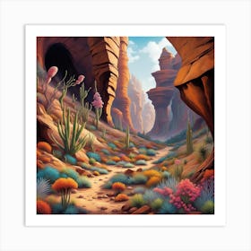 Desert Landscape 26 Art Print