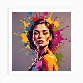 Portrait Of A Woman 2 Art Print