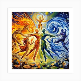 Four Elements Art Print