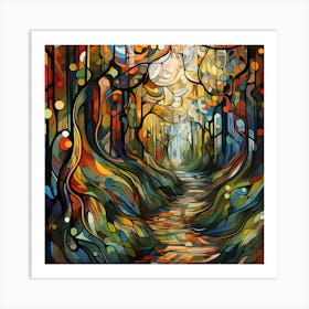 Forest Path Art Print