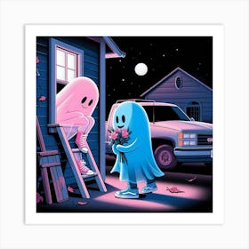 Ghost Romance Art Print