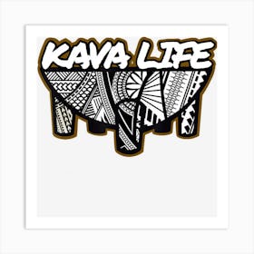 Polynesian Island Root Kava Life Art Print