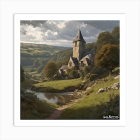 Church In The Valley Art Print