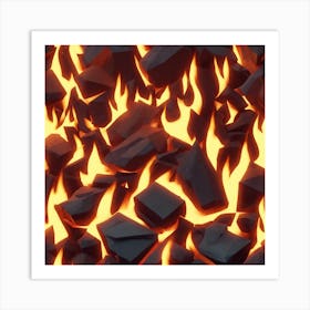 Flames 6 Art Print