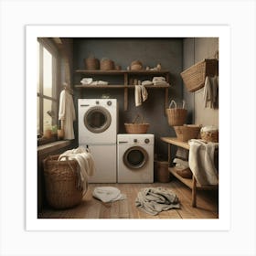 Default Default Vintage Laundry For Defferent Seasons Aestethi 1 Art Print