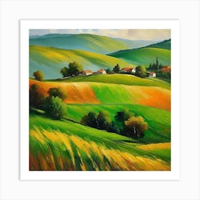 Tuscan Countryside 3 Art Print