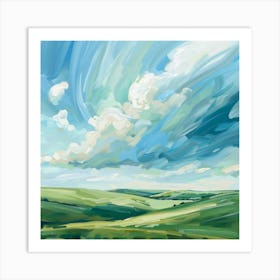 Cloudy Day 5 Art Print