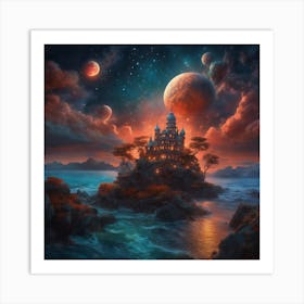 Castle In The Sky Art Print