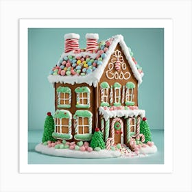 Gingerbread House Art Print