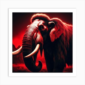 Mammoth Art Print