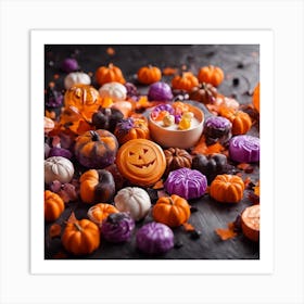 Halloween Candy 8 Art Print