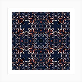 Pixel Pattern 7 Art Print