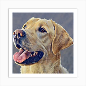 Man’s Best Friend - Labrador Art Print