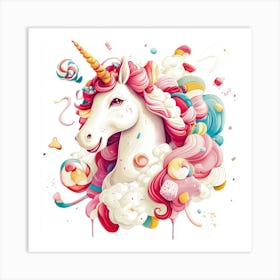 Unicorn 6 Art Print