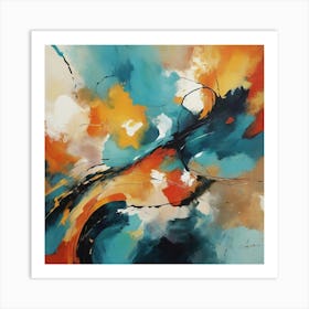 Abstract Painting Art Print 0 Art Print