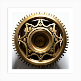 Steampunk Clock Art Print