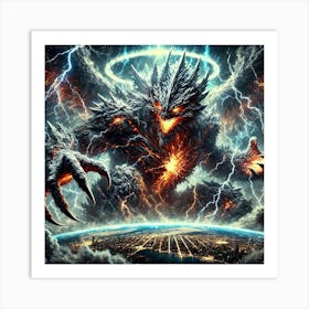 Stormbringer Kaiju Art Print