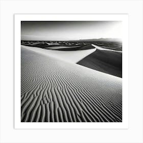 Death Valley Sand Dunes Art Print