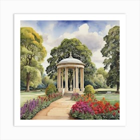 Southward Park London Parks Garden 7 Painting Art Print 2 Art Print