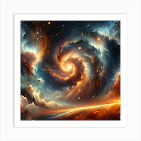 Cosmic Whirl 14 Art Print