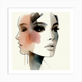 Portrait Of A Woman 23 Art Print