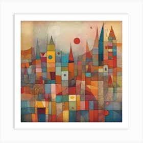 A Playful And Abstract Composition 2 Art Print