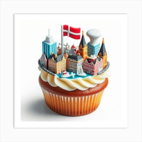 Coppenhagen Cupcake Art Print