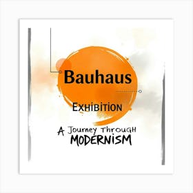 Bauhaus Exhibition art print  Art Print