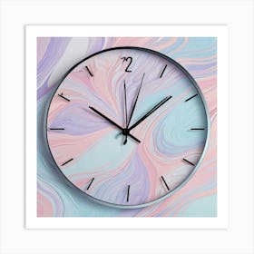 Triangle Geometric Clock Booble Marble Clock Frida Kahlo Clock Prismfold Clock Karma That Goes Around, Comes Around Circle Quote Clock Lucky Cat Clock (75) Art Print