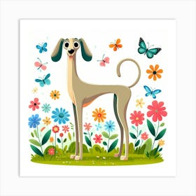 Illustration dog 2 Art Print