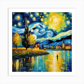 Starry Night 3 Art Print