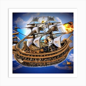 Pirate Ship 1 Art Print