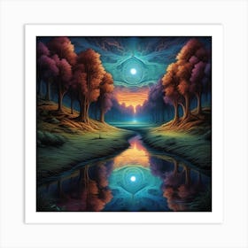 Mystical Forest Art Print