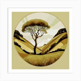 Sycamore Tree Art Print