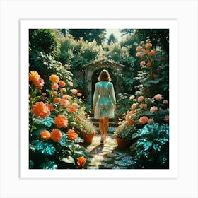 Default Visualize Yourself Stepping Into A Serene And Tranquil 3 Art Print