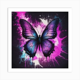 Butterfly Painting 330 Art Print