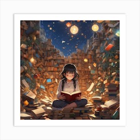 Book Art Art Print