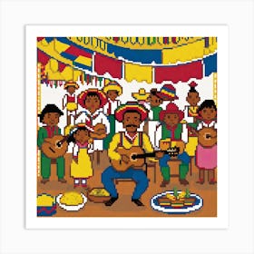 Mexican Folklore Art Print