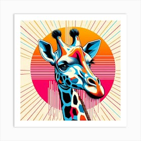 Giraffe 7 Art Print