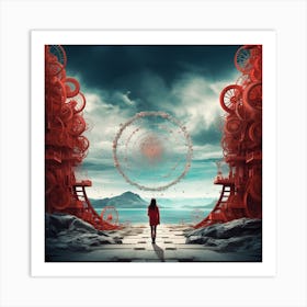 'The Red Door' Art Print