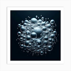 Water Bubbles 1 Art Print