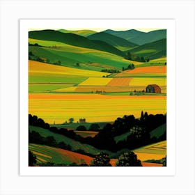 Day In The Country Art Print