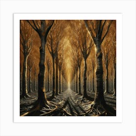 Forest Of Trees 10 Art Print