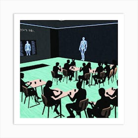 Room Full Of People 3 Art Print