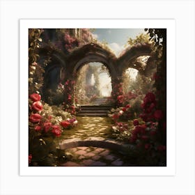 Surreal Love Garden By Csaba Fikker 2 Art Print