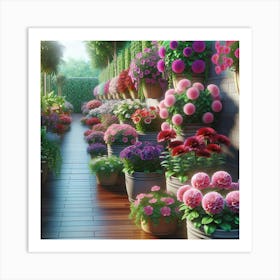 Flower Garden Art Print