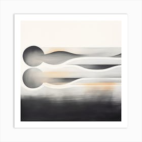 The Misted Early Mornings 1 Art Print